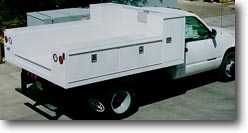 Truck with Steel Cabinets