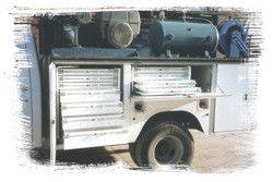 Truck with Drawers Installed